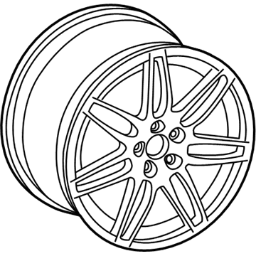 Audi A7 Quattro Alloy Wheels - 4H0-601-025-DA