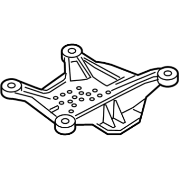 8W0-399-118-S Audi Transmission Mount Bracket Illustration 1 of 1