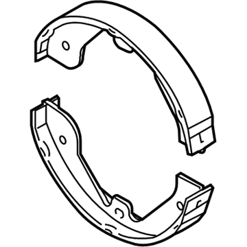 Audi Q7 Parking Brake Shoes - 7L0-698-525