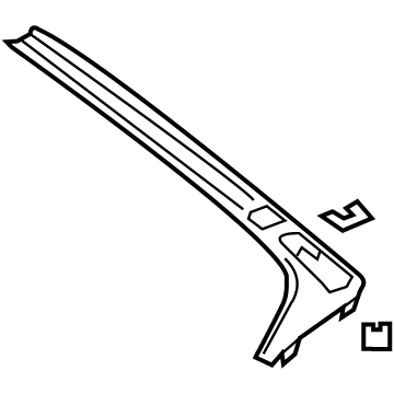 8W1-863-969-Q-UR3 Audi Finish Molding Illustration 1 of 1