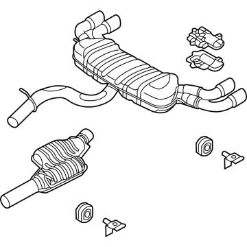 Audi S3 Exhaust Pipe - 8Y5-253-181