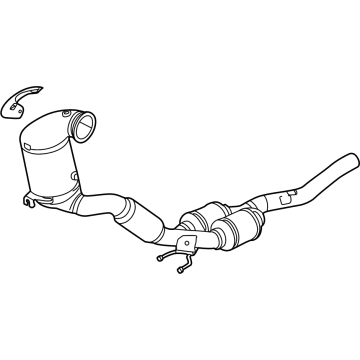Audi S3 Exhaust Pipe - 5WA-254-501-C