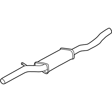 Audi TT Quattro Exhaust Pipe - 8N0-253-209-C