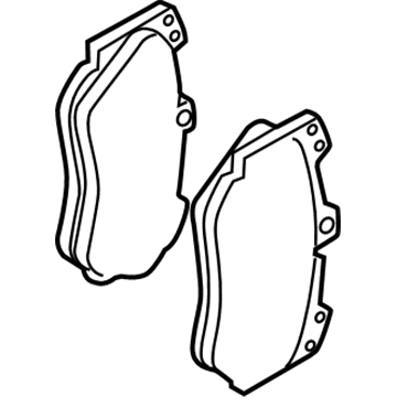 Audi R8 Brake Pads - 4E0-698-151-G