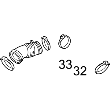 Audi 4H0-129-616-F Intake Pipe