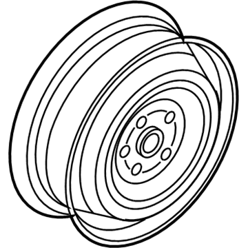 Audi TT Quattro Spare Wheel - 1J0-601-027-M-03C