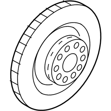 Audi S7 Brake Rotor - 4G8-615-602-E