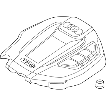 Audi A4 Quattro Engine Cover - 06L-103-925-M