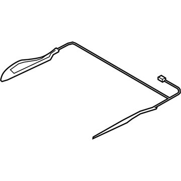 Audi 83A-963-551 Seat Cushion Heater 83A-963-551 Audi Seat Cushion Heater Illustration 1 of 1