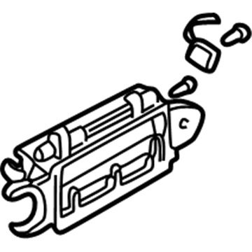 Audi A4 Exterior Door Handle - 4A0-837-206-K