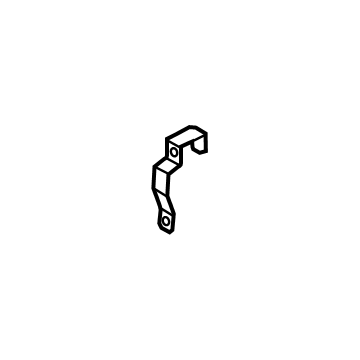 Audi 4M0-863-254 Luggage Cover Front Bracket 4M0-863-254 Audi Luggage Cover Front Bracket Illustration 1 of 1