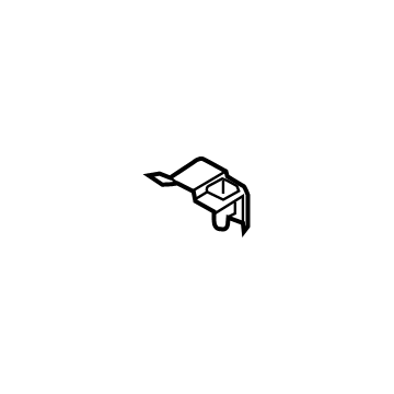 Audi 4M0-863-253 Luggage Cover Front Bracket 4M0-863-253 Audi Luggage Cover Front Bracket Illustration 1 of 1