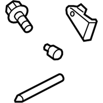 8V1-898-035 Audi Glove Box Door Mount Kit Illustration 1 of 1