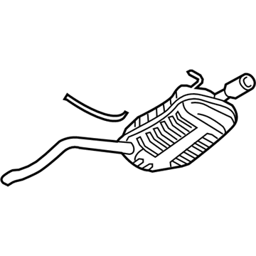 Audi A4 Exhaust Resonator - 8E0-253-609-HE