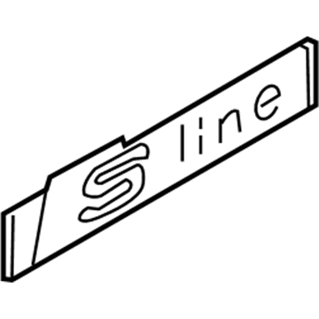 Audi Q3 Emblem - 8N0-853-601-A