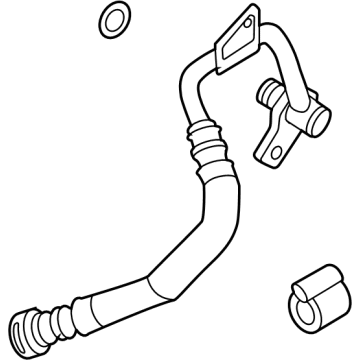 Audi Q7 Transmission Oil Cooler Hose - 4N0-317-817-AG