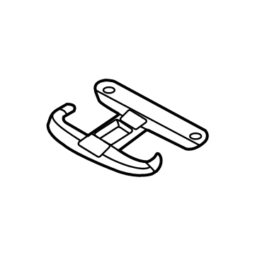 Audi 8W0-867-615 Hook 8W0-867-615 Audi Hook Illustration 1 of 1