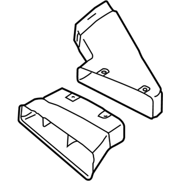 Audi Allroad Quattro Air Duct - 4Z7-129-617-A