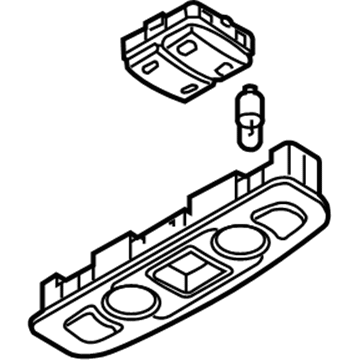 Audi Dome Light - 4L0-947-111-B-U57