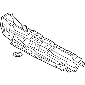 Audi TTS Quattro Exhaust Heat Shield - 8S0-825-662-F