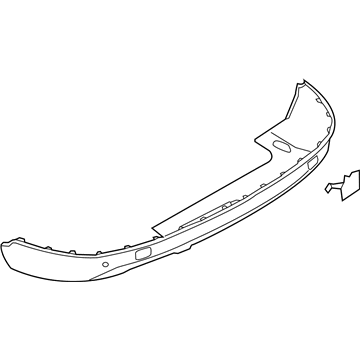 Audi Q3 Bumper Cover - 8U0-807-434-B-GRU