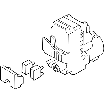 Audi ABS Pump And Motor Assembly - 8E0-614-111-S