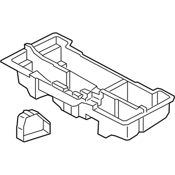 Audi 8W0-012-169-J Storage Compart 8W0-012-169-J Audi Storage Compart Illustration 1 of 1