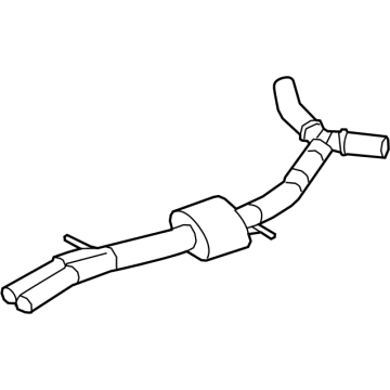 Audi Exhaust Pipe - 8W0-253-409-AC
