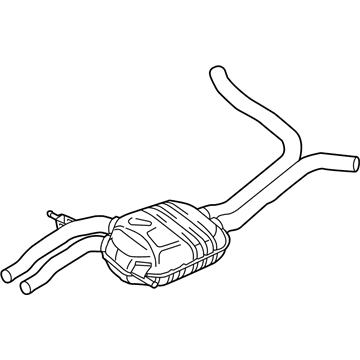 Audi RS7 Exhaust Pipe - 4G0-253-409-BJ