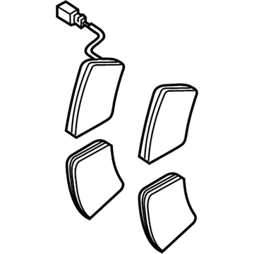 Audi TT RS Quattro Brake Pads - 8S0-698-151-F