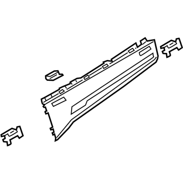 Audi 4N1-857-200-2WO Lower Trim