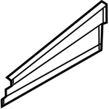 Audi 8D9-877-781-A-01C Lower Trim 8D9-877-781-A-01C Audi Lower Trim Illustration 1 of 1