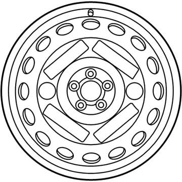 Audi A6 Spare Wheel - 4G0-601-027-E