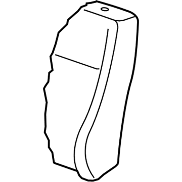 8F0-881-775-K Audi Seat Back Pad Illustration 1 of 1
