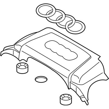 Audi A4 Quattro Engine Cover - 06E-103-926-L