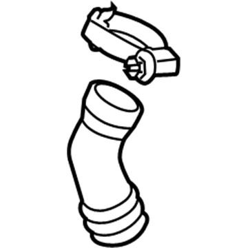 Audi A3 Quattro Cooling Hose - 1K0-145-838-AA