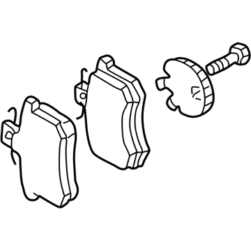 Audi 1J0-698-151-Q Brake Pads Audi 1J0-698-151-Q Brake Pads