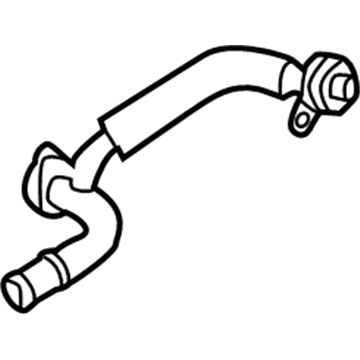 Audi Water Hose - 06L-121-497-AA