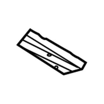 Audi 420-806-455-D Filler Plate Audi 420-806-455-D Filler Plate