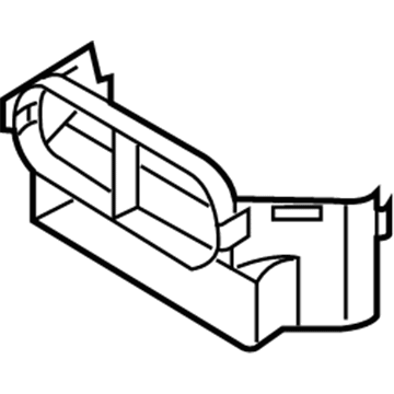 Audi TTS Quattro Air Duct - 1K0-805-962-B-9B9