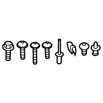 Audi 4N0-098-623 Bumper Cover Hardware Kit Audi 4N0-098-623 Bumper Cover Hardware Kit