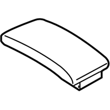 Audi 4L1-864-250-A-38M Armrest Cover 4L1-864-250-A-38M Audi Armrest Cover Illustration 1 of 1