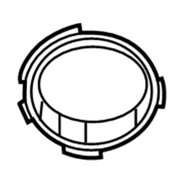 Audi 4L1-898-305-A-3Q7 Cup Holder Ring 4L1-898-305-A-3Q7 Audi Cup Holder Ring Illustration 1 of 1