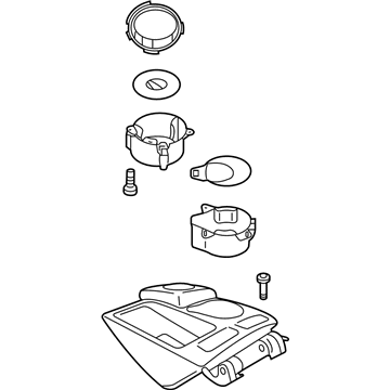 4L1-864-207-N-12T Audi Armrest Assembly Illustration 1 of 1