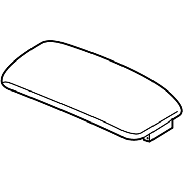 Audi 4L1-864-249-A-38M Armrest Cover 4L1-864-249-A-38M Audi Armrest Cover Illustration 1 of 1