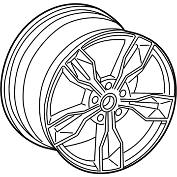 Audi TT RS Quattro Alloy Wheels - 8S0-601-025-H