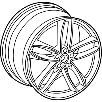 Audi TT RS Quattro Alloy Wheels - 8S0-601-025-Q