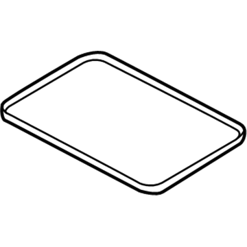 Audi 4H4-877-440 Rear Weatherstrip 4H4-877-440 Audi Rear Weatherstrip Illustration 1 of 1