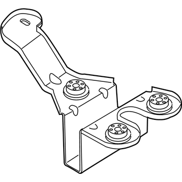 Audi 7L0-614-125-A ABS Control Unit Bracket Audi 7L0-614-125-A ABS Control Unit Bracket