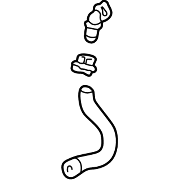 Audi TT Water Hose - 8L9-121-073-C